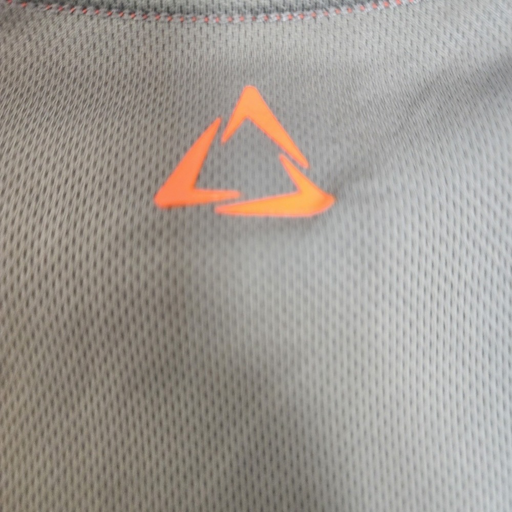 Aeropostale Mens Tank top Shirt A87 Sleeveless Tee  jersey Gray/Orange‎ XS - Picture 5 of 7